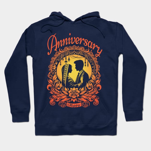 Happy Anniversary Hoodie by grappict